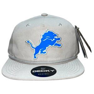 Detroit Lions 3D Classic Rope Hat- Grey